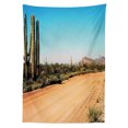 thumbnail image 3 of Ambesonne Nature Tablecloth Rectangular Table Cover, American Desert Cactus, 60"x84", Multicolor, 3 of 4