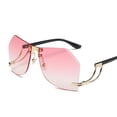 thumbnail image 3 of TISHITA Metal Mens Womens Gradient Sunglasses UV400 Large - Pink, 3 of 8
