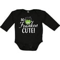 thumbnail image 3 of Inktastic Halloween So Franken Cute Boys or Girls Long Sleeve Baby Bodysuit, 3 of 5