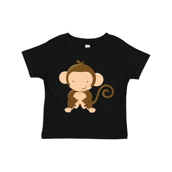 Inktastic Happy Monkey Boys or Girls Toddler T-Shirt