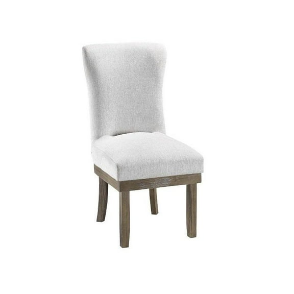 ACME Landon Side Chair in Gray Linen