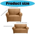 thumbnail image 5 of Stretch Polyester Sofa Defender Clear Color Milk Silk Fabric Pet Friendly Washable Couch Slipcover, 5 of 14