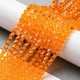 thumbnail image 4 of Transparent Glass Beads Strands Faceted Bicone Orange 2.9~3.3x2.5mm Hole: 0.7mm about 145~150pcs/strand 41.5~42cm, 4 of 4