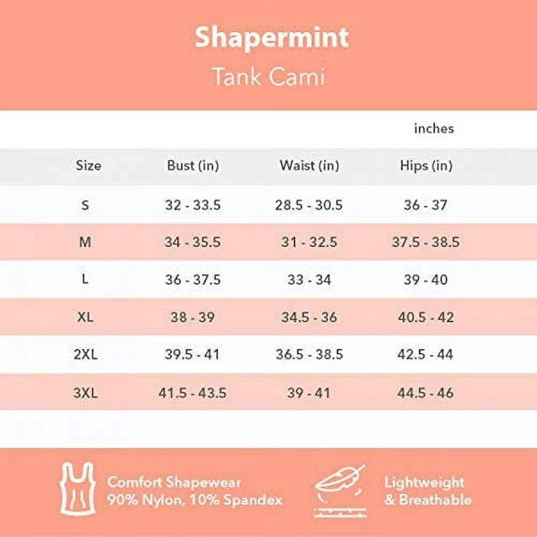 Shapermint Empetua Women’s All Day Every Day Tank Cami