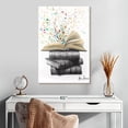 thumbnail image 2 of Elephant Stock Dream Upon A Page Wall Art - Vertical Canvas Wall Art - Home Office Wall Decor - Decor Elements Canvas - Beige And White Decor By Ashvin Harrison - 20" x 30", 2 of 8