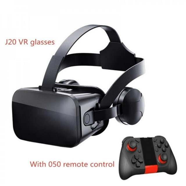 MesaSe The New VRPARK J20 VR Glasses Integrated Machine (with Y1 White Remote Control) Black