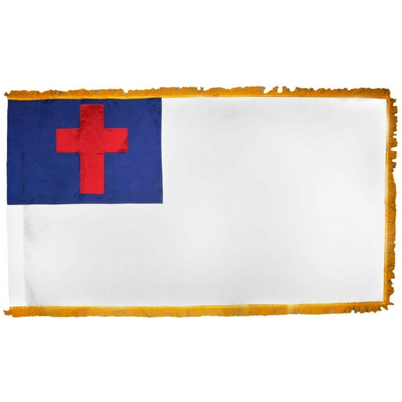 Christian - 3' x 5' Nylon Flag (fringed)