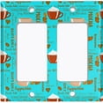 thumbnail image 6 of Metal Light Switch Plate Cover Coffee Mocha Latte Cup COF007, 6 of 13