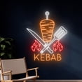 thumbnail image 2 of Handmadetneonsign Kebab Neon Sign, Doner Kebab Led Light, Kebab Neon Light, Grill Meat Led Sign, 2 of 5