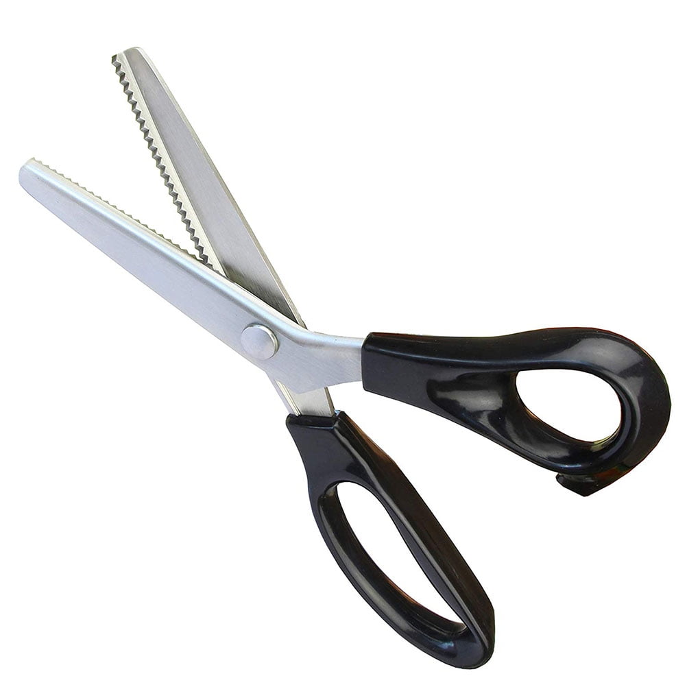 Professional Pinking Shears - Stainless Steel, Comfort Grip, Serrated & Scalloped Blades (7mm Scalloped) - View #11