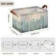 thumbnail image 7 of Yayeee Foldable Storage Basket for Shelves with Handles Set of 2 Waterproof Cloth Bins, Night Deer, 7 of 7