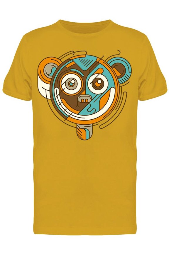 Geometric Style Monkey Tee Men's -Image by Shutterstock