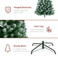 thumbnail image 6 of Best Choice Products Artificial Frosted Christmas Tree, 7.5ft Premium Unlit Spruce Design, Dense Branches - Green Spruce, 6 of 7