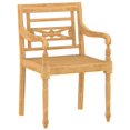 thumbnail image 4 of vidaXL 7 Piece Garden Dining Set Solid Teak Wood, 4 of 5