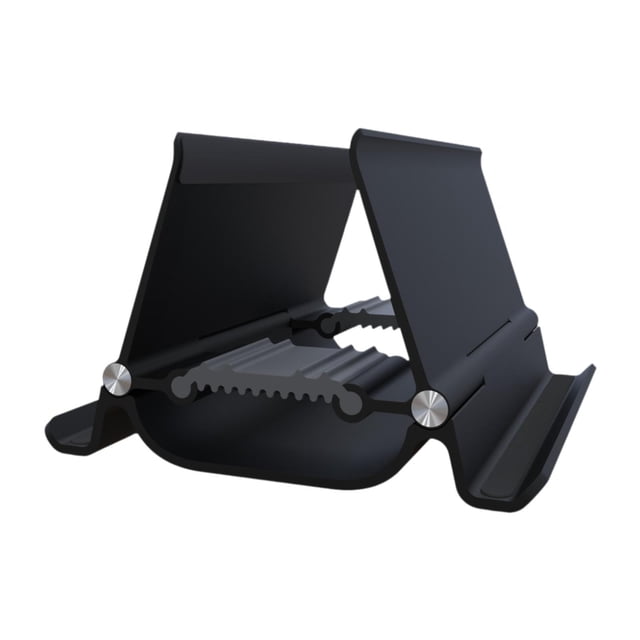 Totador de la computadora portátil vertical Tableta de tableta Stand Sturdy Antislip Desktop Holder Notebook Dock para el trabajo de cocina de lectura Negro