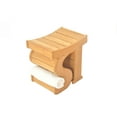 thumbnail image 2 of Grade-A Teak Wood Sparta Shower Seat 18" Outdoor Patio Stool Bench, 2 of 4