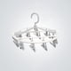 thumbnail image 4 of Tendedero portátil plegable con 20 pinzas giratorias para ropa interior y calcetines, percha multiusos para ropa interior y exterior, organizador de ropa compacto Aestivo | Gris | AESTIVO, 4 of 6