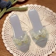 thumbnail image 5 of Girls Jelly Sandals Kids Heels Slip on High Heels Lightweight Plastic for Children's Pretend Play Games, 5 of 9