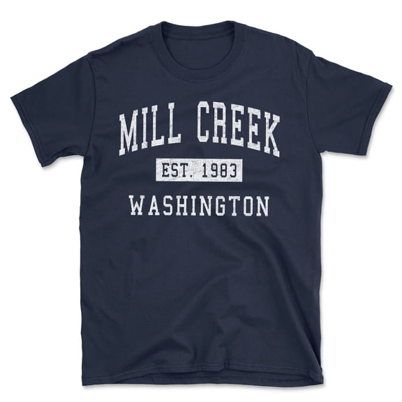Mill Creek Washington Classic Established Men's Cotton T-Shirt