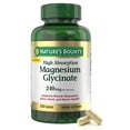thumbnail image 1 of Suplemento Nature's Bounty de glicinato de magnesio de alta absorción 240 mg 120 tabletas, 1 of 8