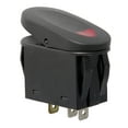 thumbnail image 2 of Rugged Ridge Multi Purpose Switch 17235.02 20 Amp Design; Rocker Switch; Oval; Red Illumination; Black, 2 of 4