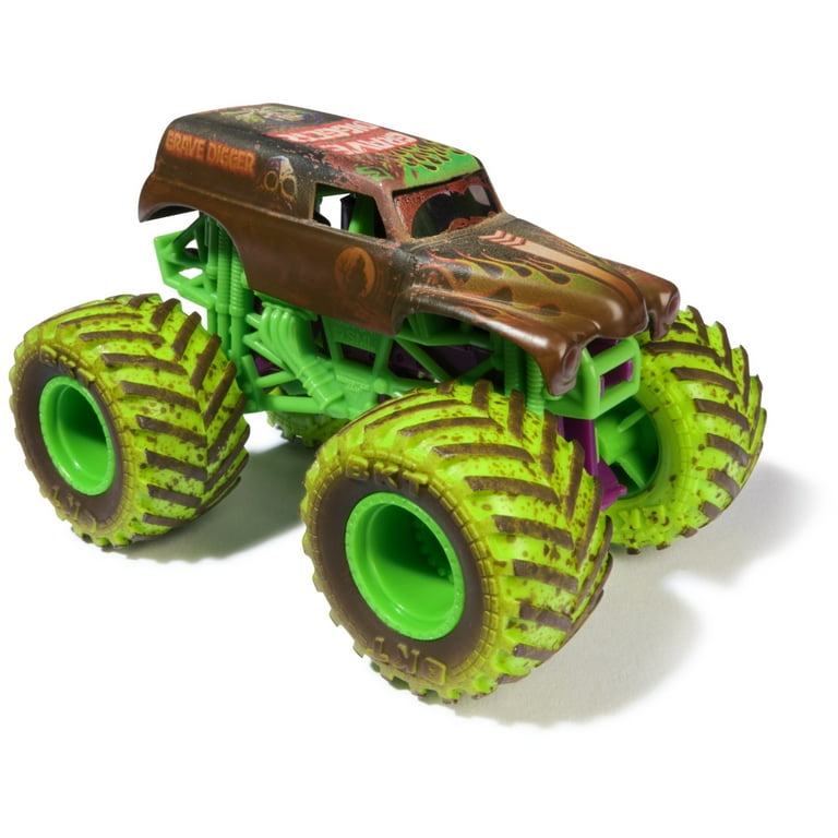 Monster Jam Mud Blasters Grave Digger Color Change Monster Jam