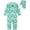 Green Sailboat-With Hat, variant on weVSwe Baby Boy Swimsuit Set with Sun Hat, UPF 50 Toddler Rash Guard, Long Sleeve One-Piece with Front and Crotch Zippers, 0-3T