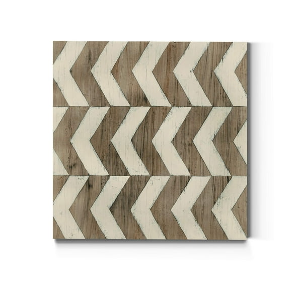 Renditions Gallery Canvas Wall Art Decorations for Wall Paintings Brown Driftwood Geometrical Canvas Framed Artwork for Bedroom Dining Living Room Office Home Kitchen Modern Decorations - 10"x10"