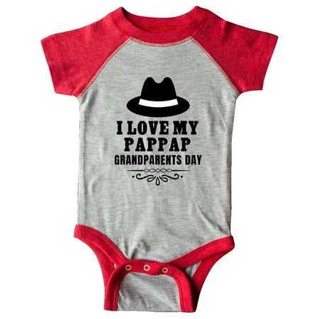 

Inktastic Grandparents Day I Love My Pappap Gift Baby Boy or Baby Girl Bodysuit