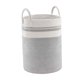 thumbnail image 4 of Cesta de almacenamiento de cuerda tejida para baño, cesta de lavandería tejida, juguetes artesanales, organizador de ropa, juego, cesta de blanco y gris, 4 of 9