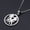 Silver, variant on 304 Stainless Steel Silver Virgo Zodiac Sign Pendant Necklace 15.75 Inch 1.5mm Cable Chain Lobster Claw Clasp P68