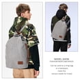 thumbnail image 6 of KL928 Canvas Sling Bag Small Crossbody Backpack Shoulder Casual Daypack Rucksack for Men Women, 6 of 7