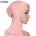 thumbnail image 2 of Soft Solid Color Women Full Cover Scarf Cap Underscarf Neck Head Bonnet Hat, 2 of 8