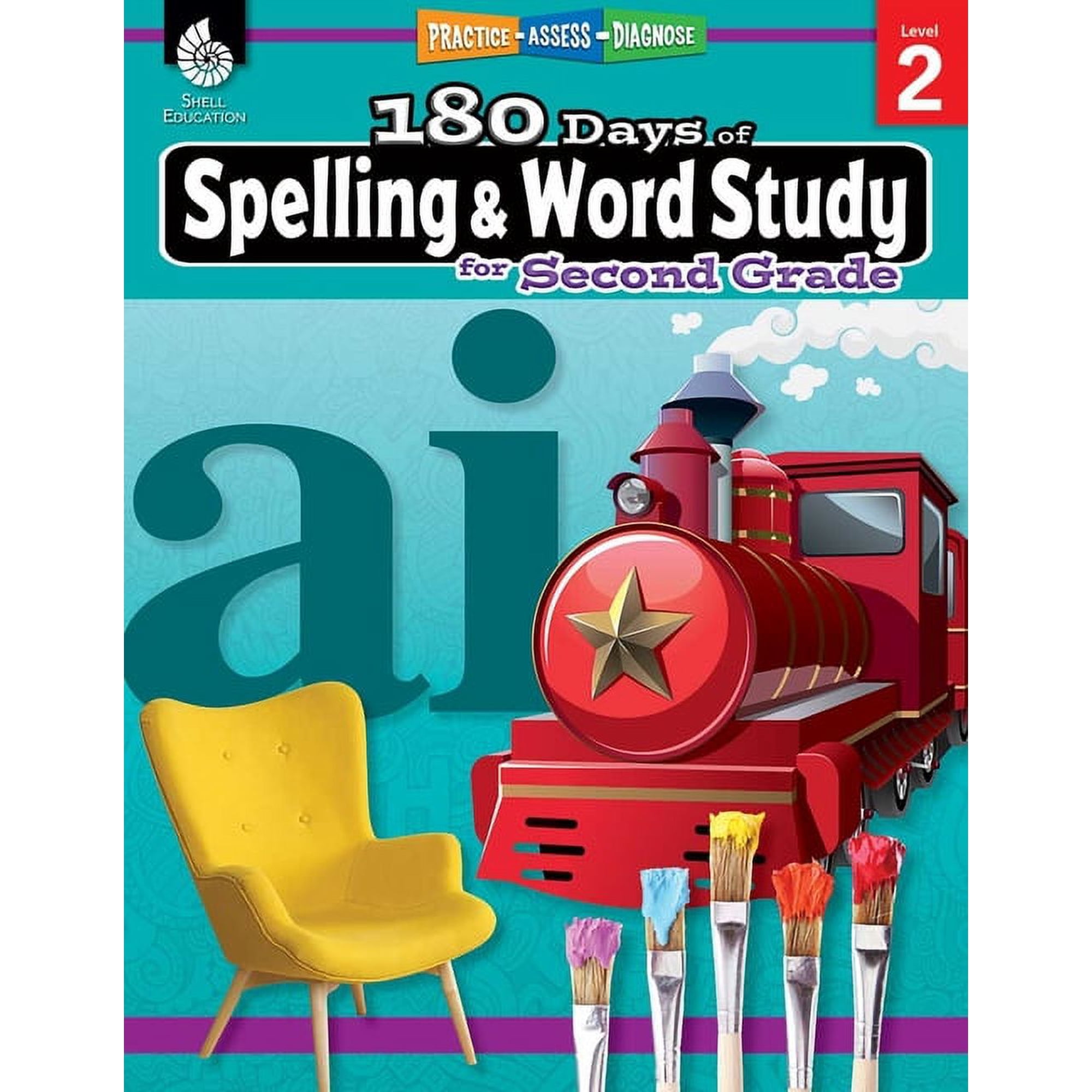 180 Days(r) 180 Days(r) Spelling and Word Study for Second Grade: Practice, Assess, Diagnose, (Paperback)