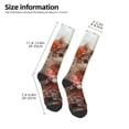 thumbnail image 3 of JUNZAN Fun Novelty Knee Warmer High Socks-Adorable Kitten In Kimono, 3 of 8