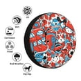 thumbnail image 5 of XMXY London City Doodle Spare Tire Cover, Universal Waterproof Cover for Jeep RV Tire Wheel Protection, 17 inch, 5 of 8