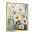 thumbnail image 2 of Designart "Refined Beige Buttercup Field I" Buttercups Picture Framed Canvas Prints, 2 of 5