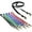 Assorted Colors, variant on 25 Pack - Double Sided/Open Ended Lanyards with Two Bulldog Clips - Twist Free 2 Hook Design (1 on Each End) for Special Event Badges, Credentials and Ticket Holders (Red)