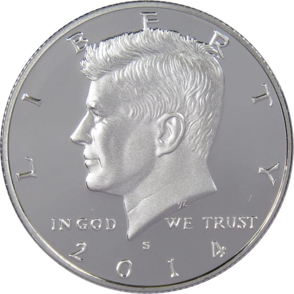2014 S Kennedy Half Dollar Choice Proof 90% Silver 50c US Coin Collectible