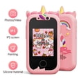 thumbnail image 5 of JoyStone Kids Smart Phone, 2.4" Touchscreen Toddler Learning Play Toy Phone with Dual Camera, Game, Music Player, Learning Toy Christmas Birthday Gifts for 3-9 Year Old Girls, Pink, 5 of 10