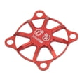 thumbnail image 4 of Cubierta de ventilador de refrigeración RC, pequeña cubierta de ventilador de refrigeración de aleación de aluminio para motor eléctrico de coche de control remoto ESC, 30 x 30 mm, color rojo, 4 of 14