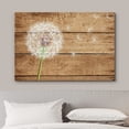 thumbnail image 3 of Aaheei Canvas Print Wall Art Dandelion in The Wind on Nature Wilderness Mixed Media Modern Art Rustic Relax/Calm Multicolor for Living Room, Bedroom, Office, 3 of 3
