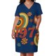 thumbnail image 2 of Vestido largo holgado con bolsillos para mujer traje de noche de manga larga para verano 1973, 2 of 6