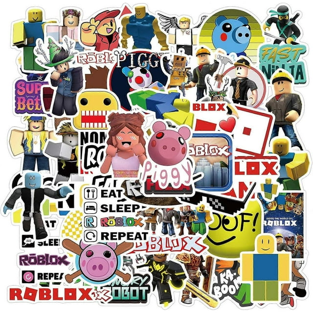 Video Game Roblox Stickers | 50 Pcs Vinyl Stickers Roblox