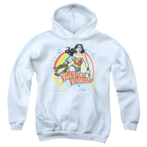 Wonder Woman - Wonder Airbrush - Youth Hooded Sweatshirt - Small