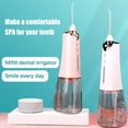 thumbnail image 4 of Water Flosser For Teeth Cleaning Portable Cordless Oral Irrigator Rechargeable Water Flosser For Teeth Braces, 4 of 14