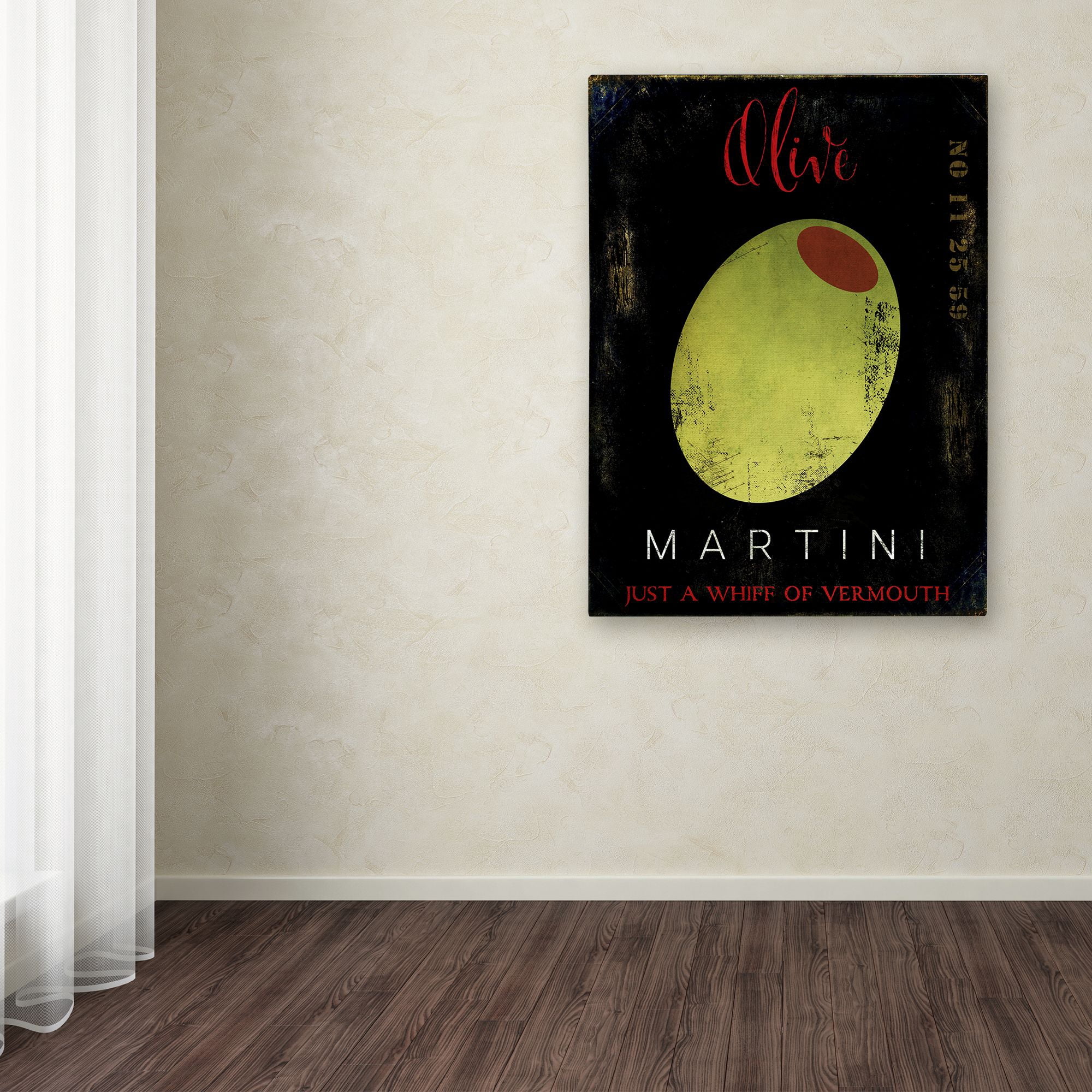 Trademark Fine Art "Olive Martini I" Canvas Art by Color Bakery