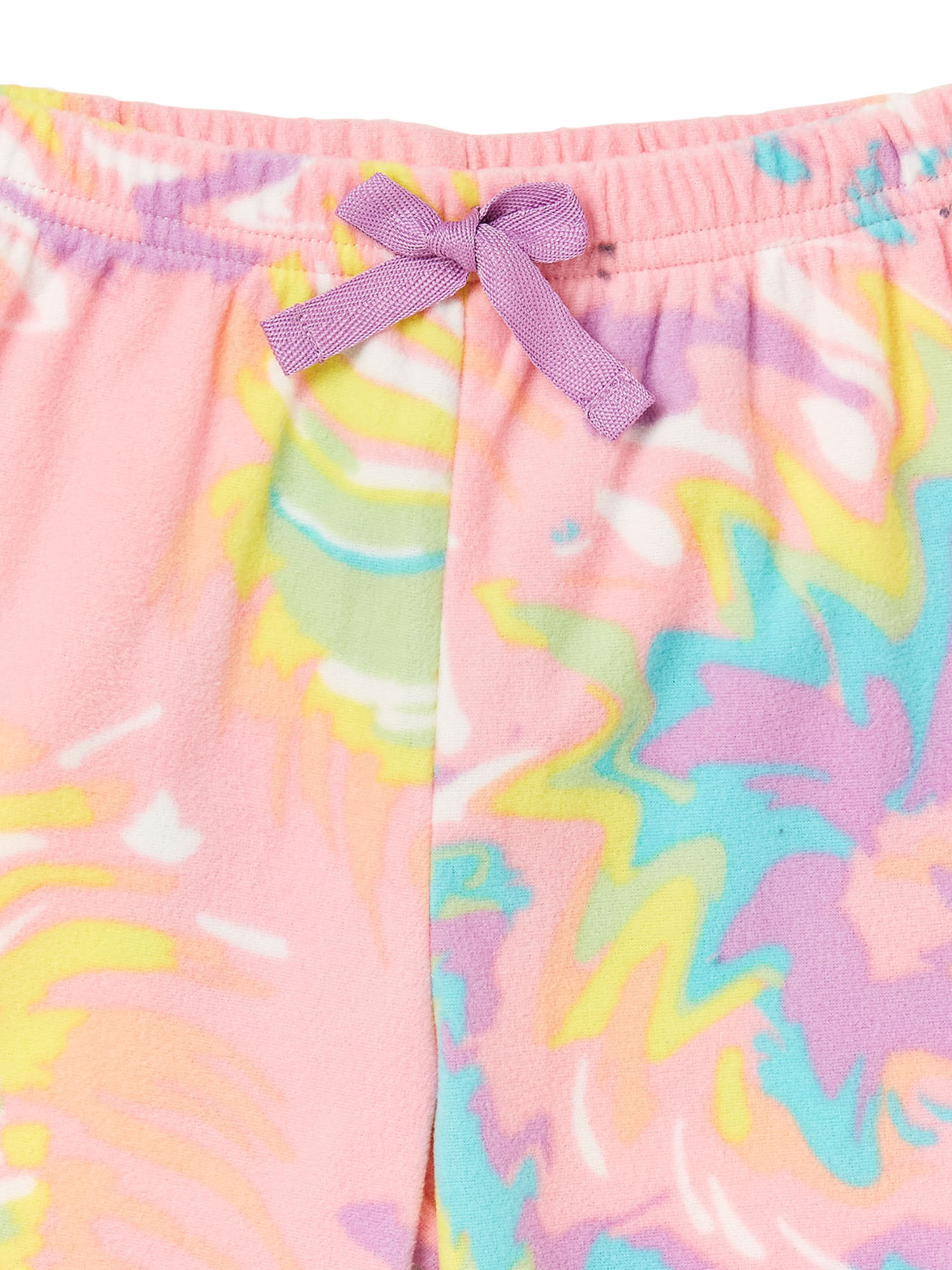 Mad Dog Girls' Micro Fleece Jogger Pajama Pants 2-Pack with Slipper Socks, Sizes 6-16