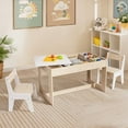 thumbnail image 3 of LuxenHome Drawing and Activty Board Children Table with 2 Chairs Set, 3 of 9