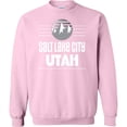 thumbnail image 2 of Inktastic Salt Lake City Utah Mountains Adult Sweatshirt, 2 of 4